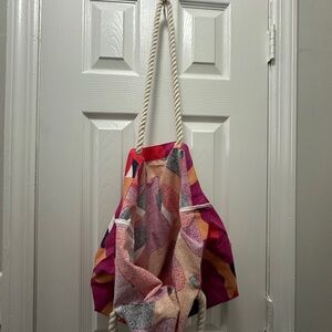 Adore Me Pink and Purple Tote Bag